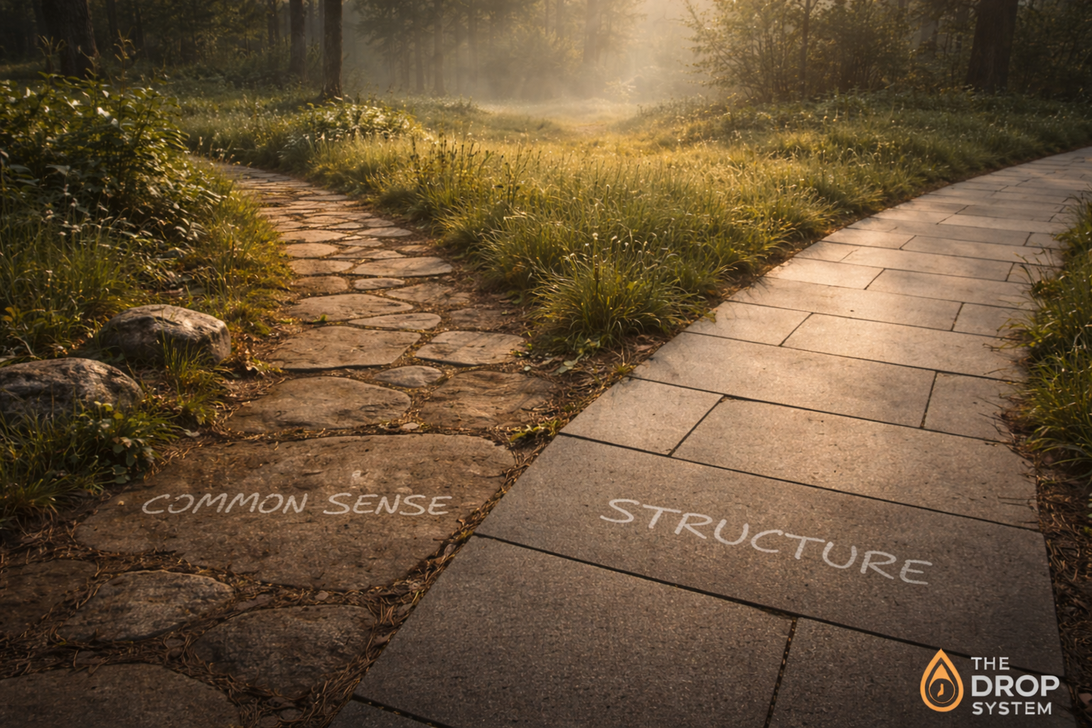 Is this just common sense illustrated as a simple staircase turning into a structured pathway